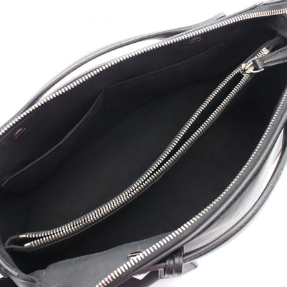 Fendi Handbag 2-Way Black Leather Visor Way Large — view 3