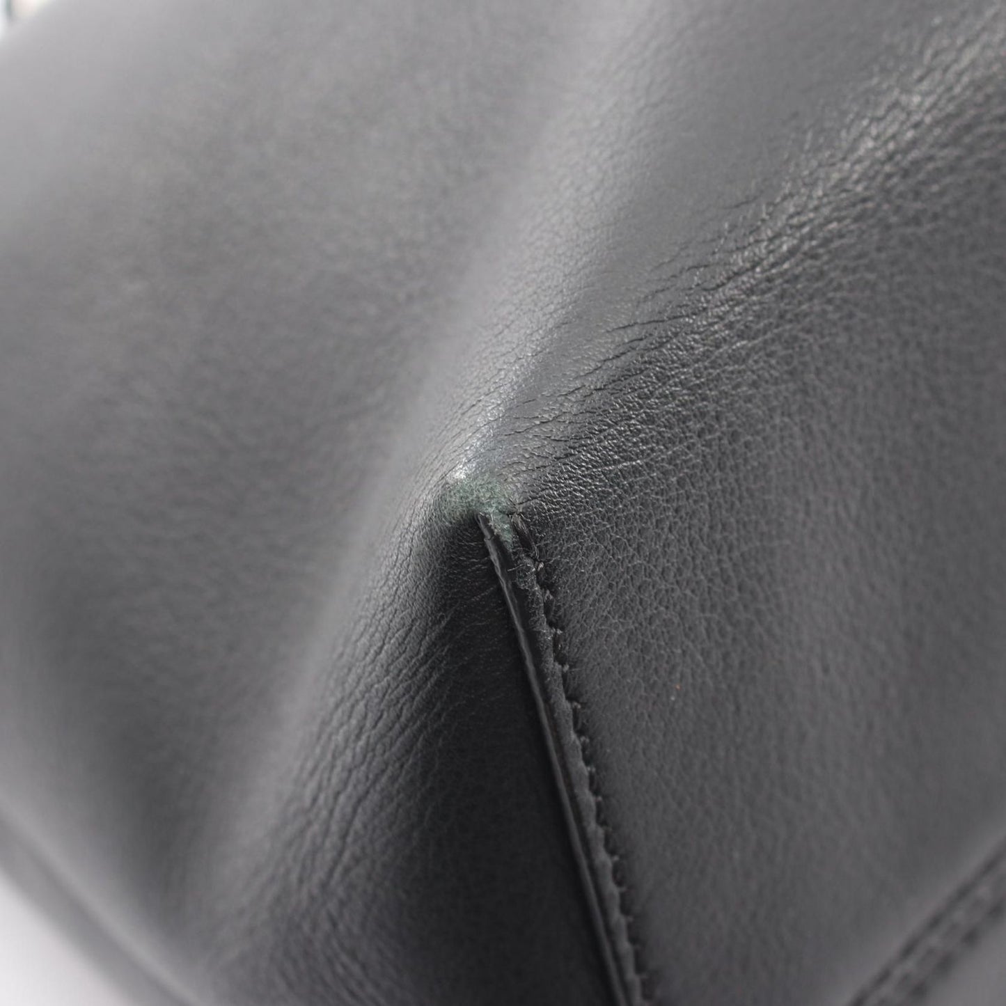 Fendi Handbag 2-Way Black Leather Visor Way Large — view 5