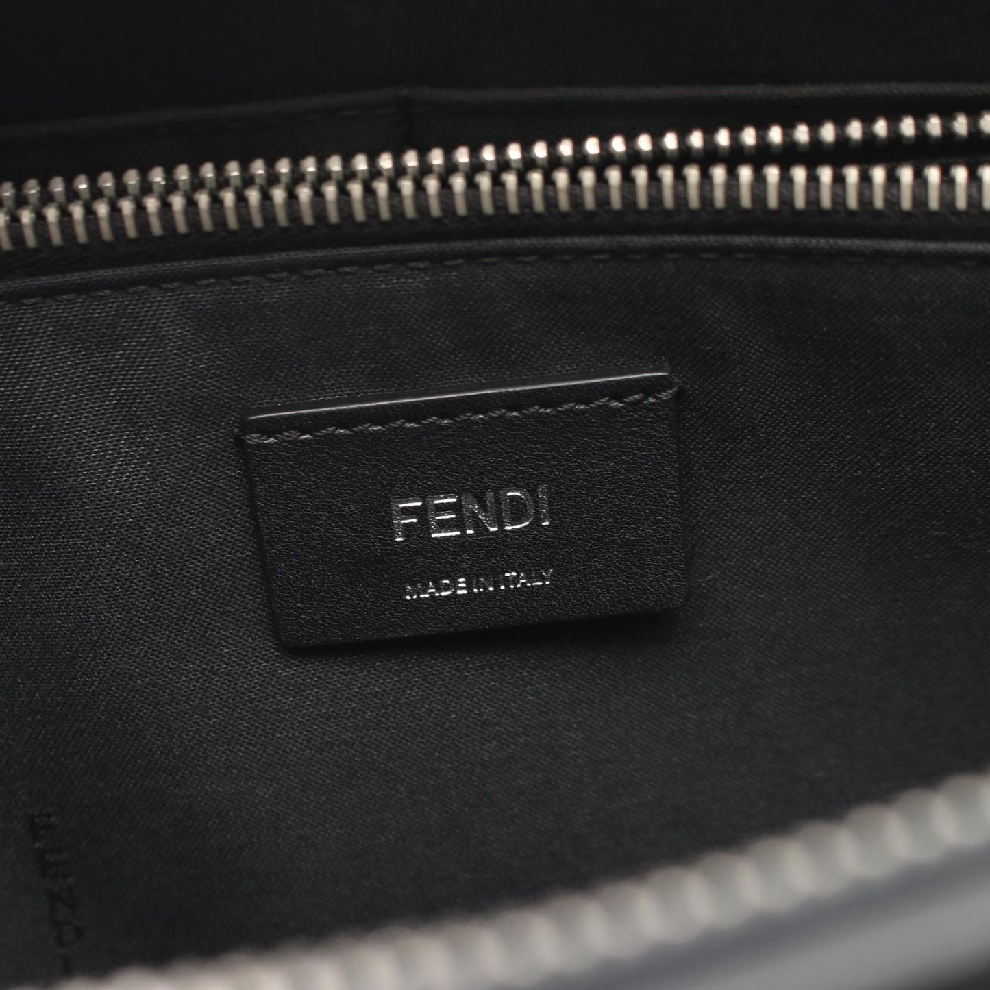 Fendi Handbag 2-Way Black Leather Visor Way Large — view 4