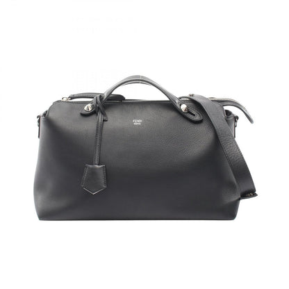 Fendi Handbag 2-Way Black Leather Visor Way Large