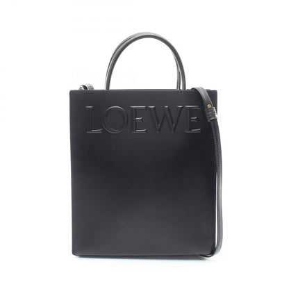 Loewe Tote Standard 2-Way Black Leather
