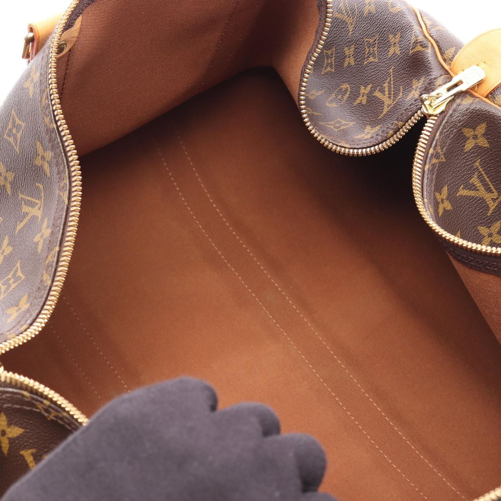 Louis Vuitton Boston Bag Keepall 55 Canvas Leather — view 3