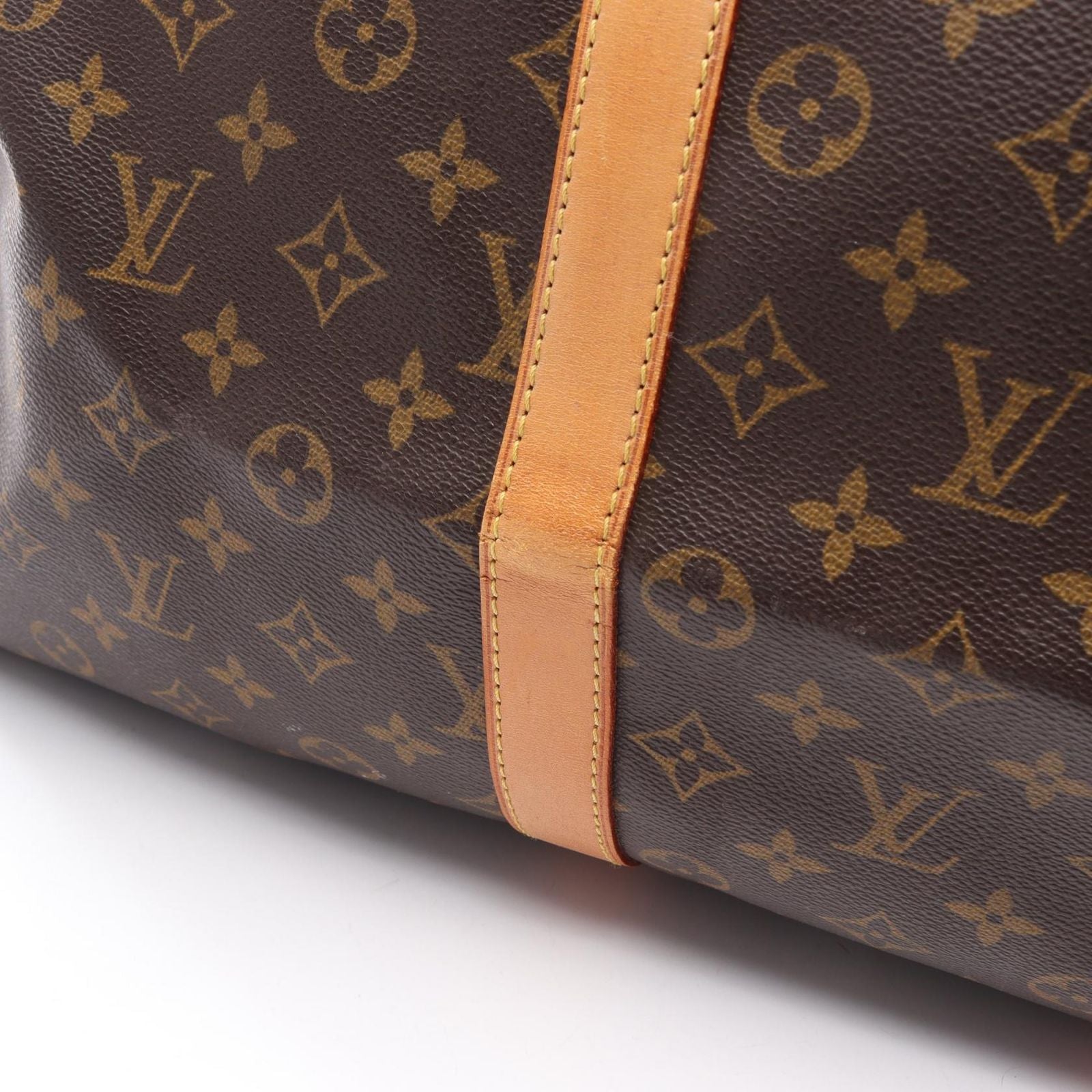 Louis Vuitton Boston Bag Keepall 55 Canvas Leather — view 8
