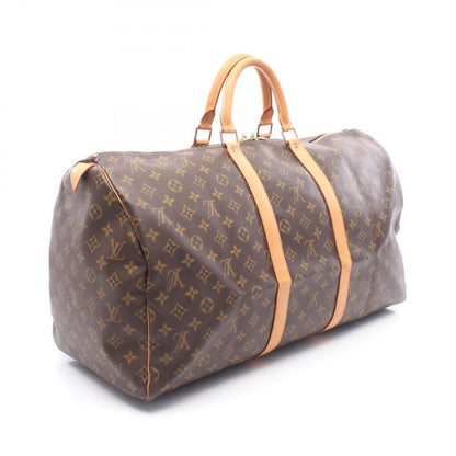 Louis Vuitton Boston Bag Keepall 55 Canvas Leather — view 2
