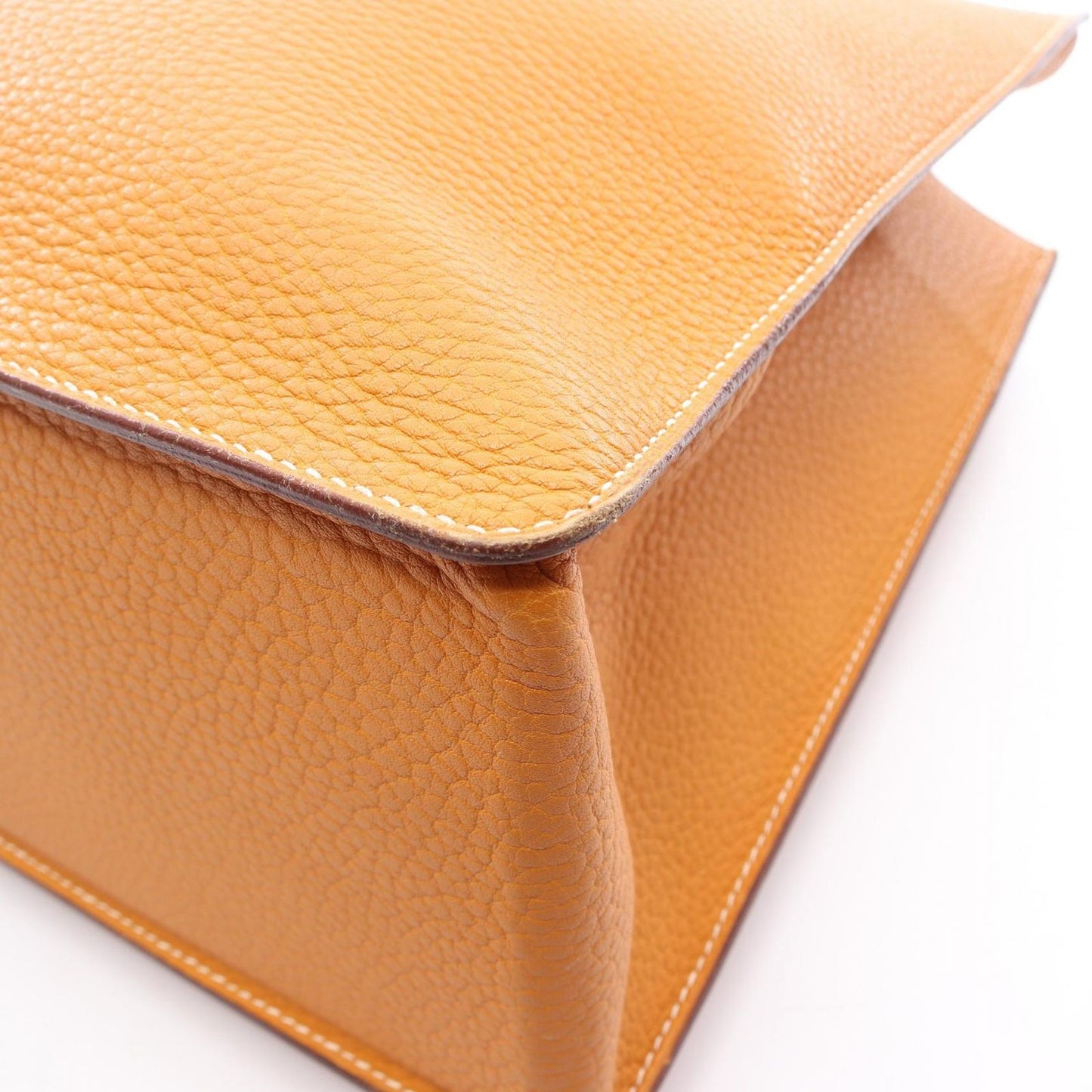 Hermes Handbag White Bus GM Natural Sable Leather — view 5