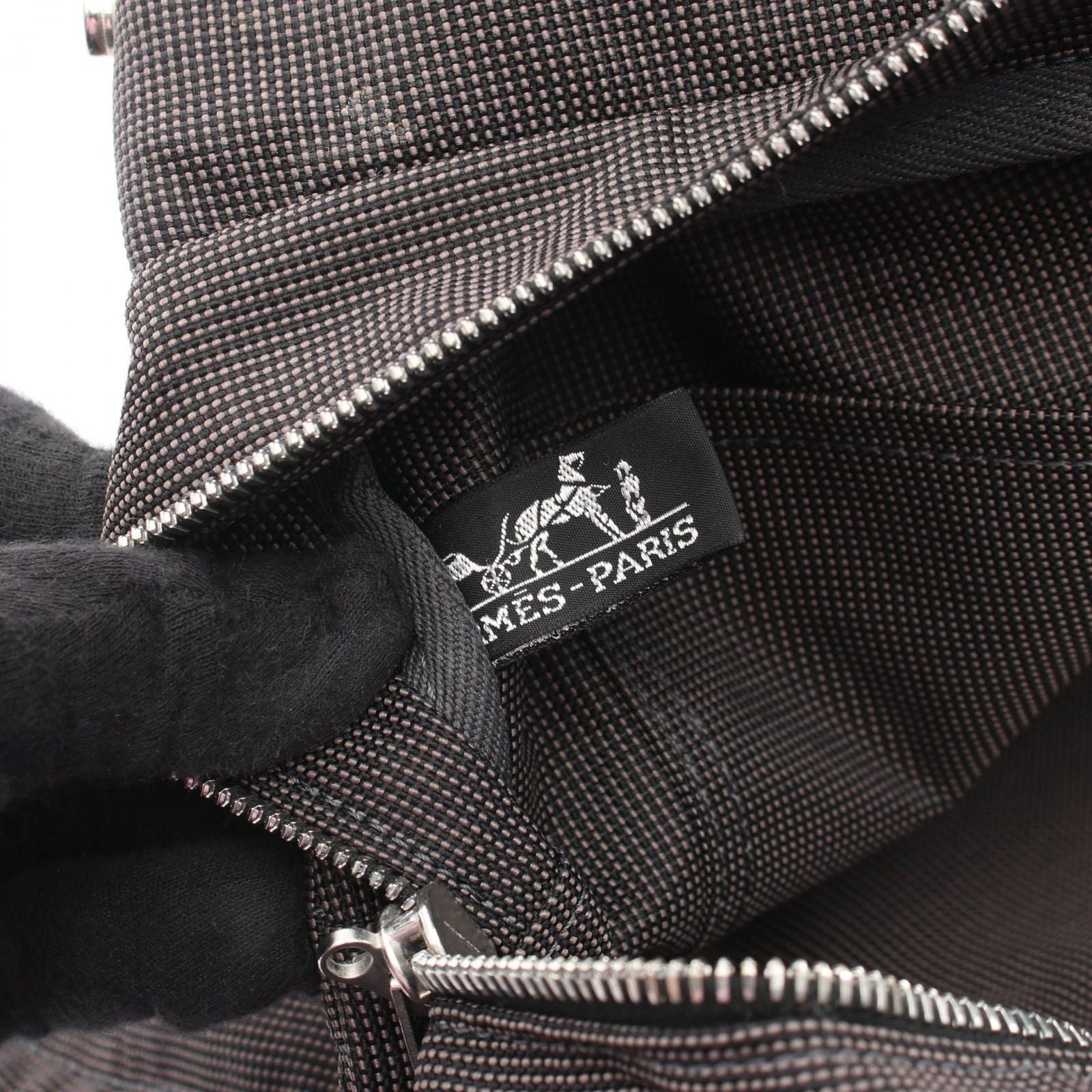 Hermes Tote Her Line Gray Canvas — view 4