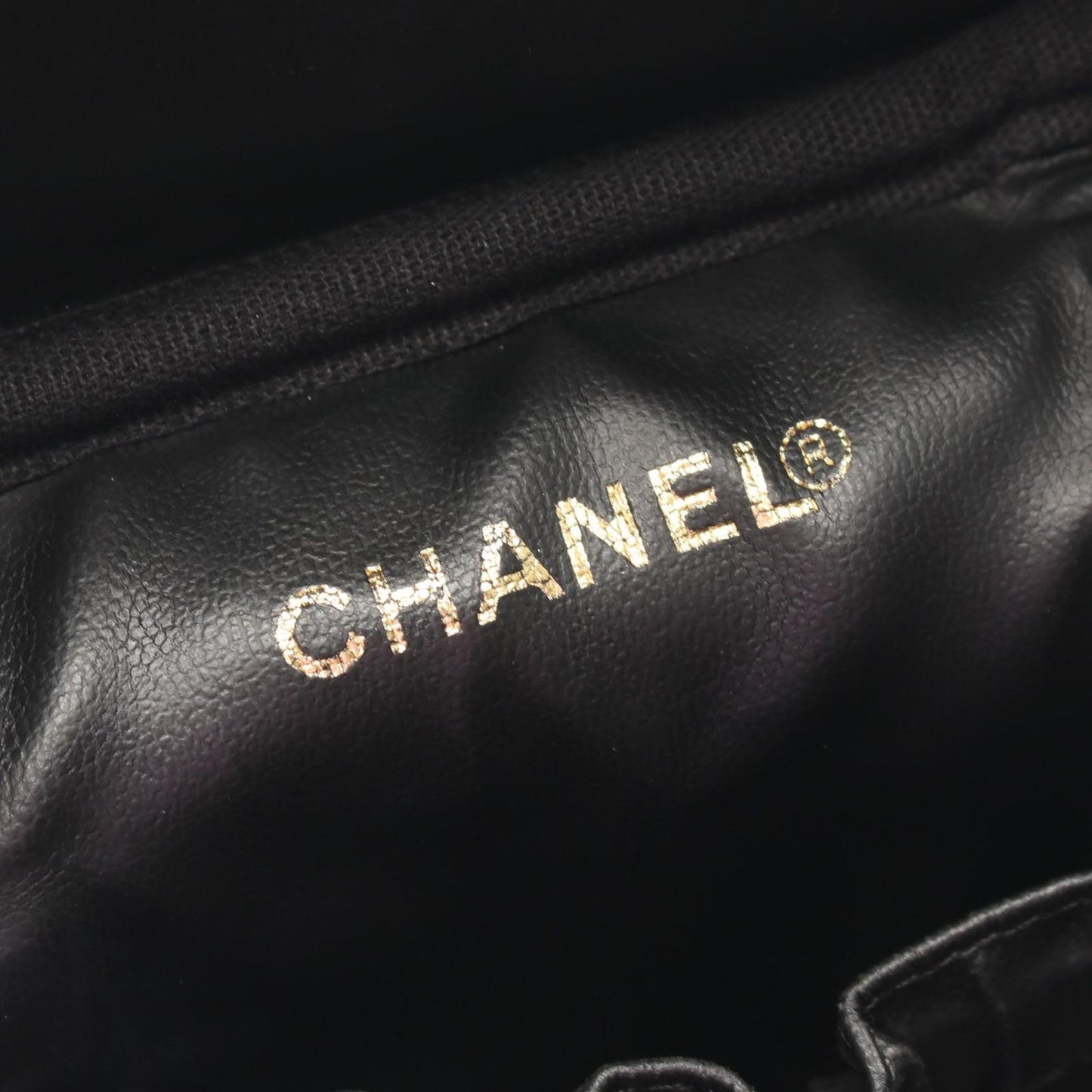 Chanel Handbag CC Logo Black Caviar Leather — view 4