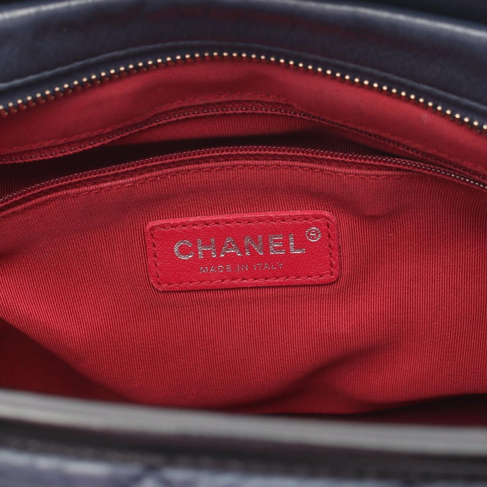 Chanel Shoulder Bag Gabriel de Large Hobo Navy Calf Chain — view 4