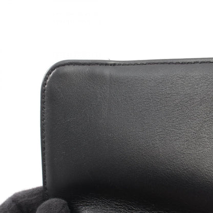 Chanel Shoulder Bag Blanc Stitch Black Lambskin Chain — view 8