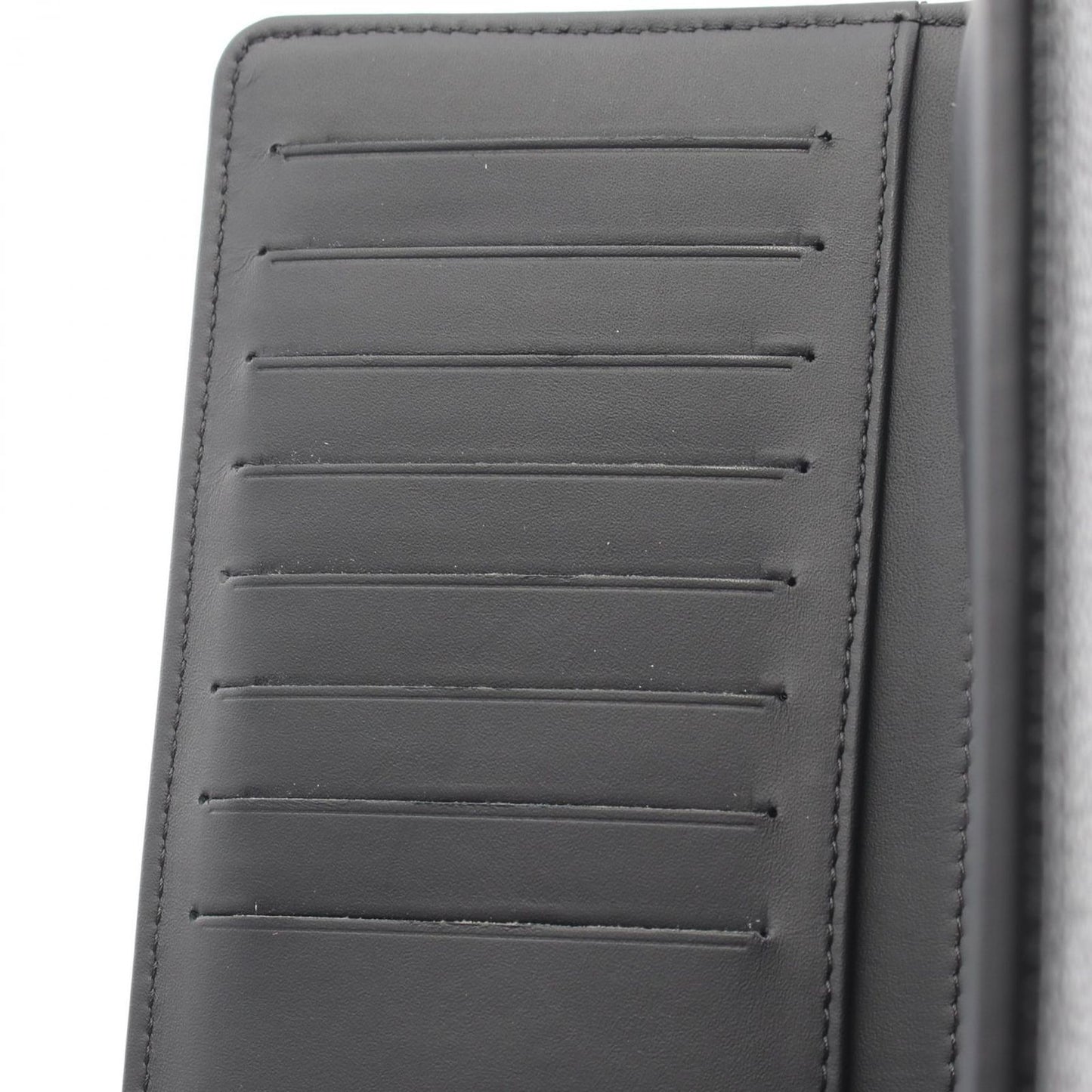 Chanel Bifold Wallet CC Logo Black Caviar Leather — view 7