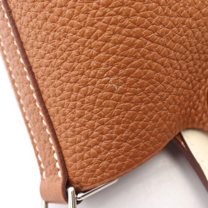 Hermes Handbag Picotin Lock PM Gold Cles Leather Calf PM Eclat — view 7
