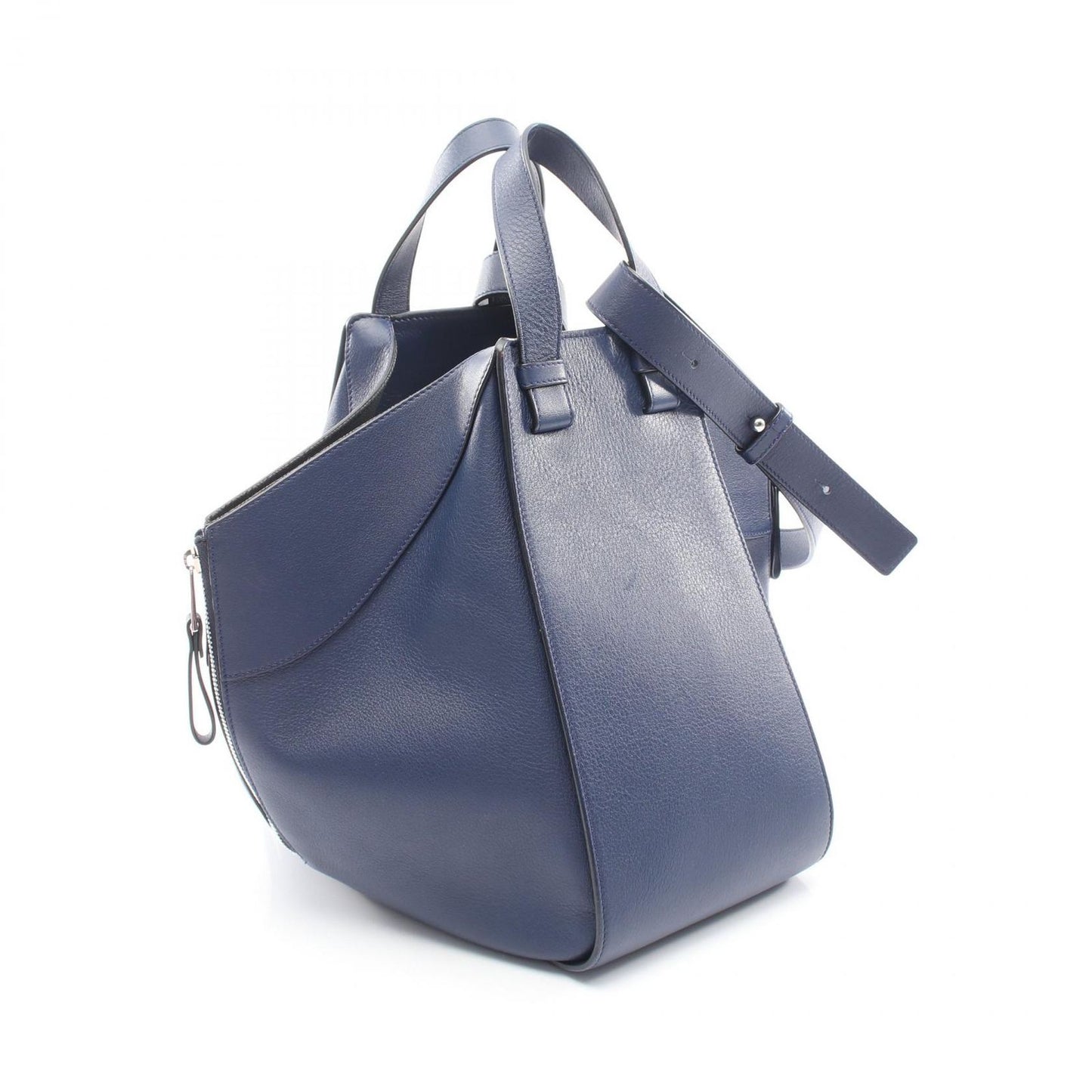 Loewe Handbag Hammock Medium 2-Way Navy Leather — view 2