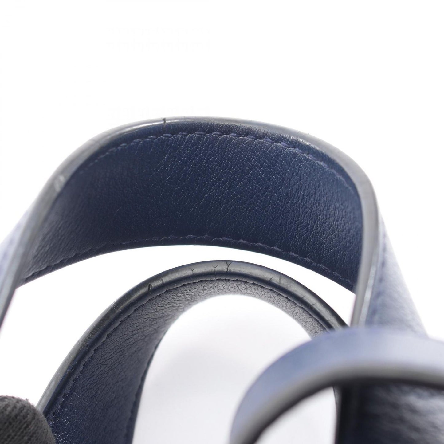 Loewe Handbag Hammock Medium 2-Way Navy Leather — view 6
