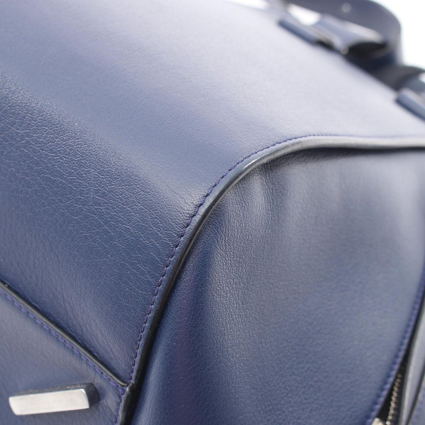 Loewe Handbag Hammock Medium 2-Way Navy Leather — view 5