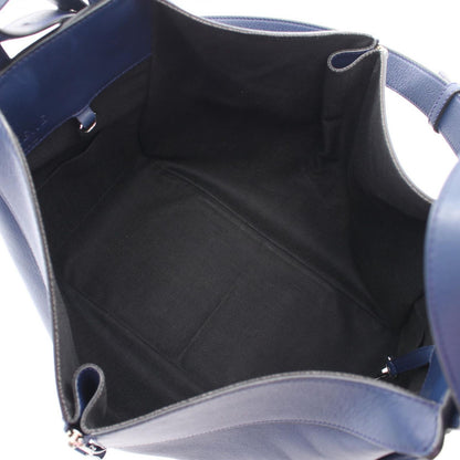 Loewe Handbag Hammock Medium 2-Way Navy Leather — view 3