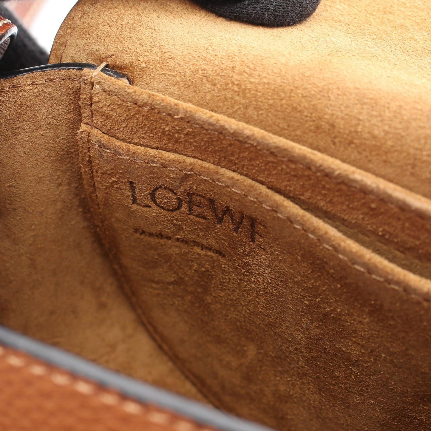 Loewe Shoulder Bag Gate Mini Brown Leather — view 4