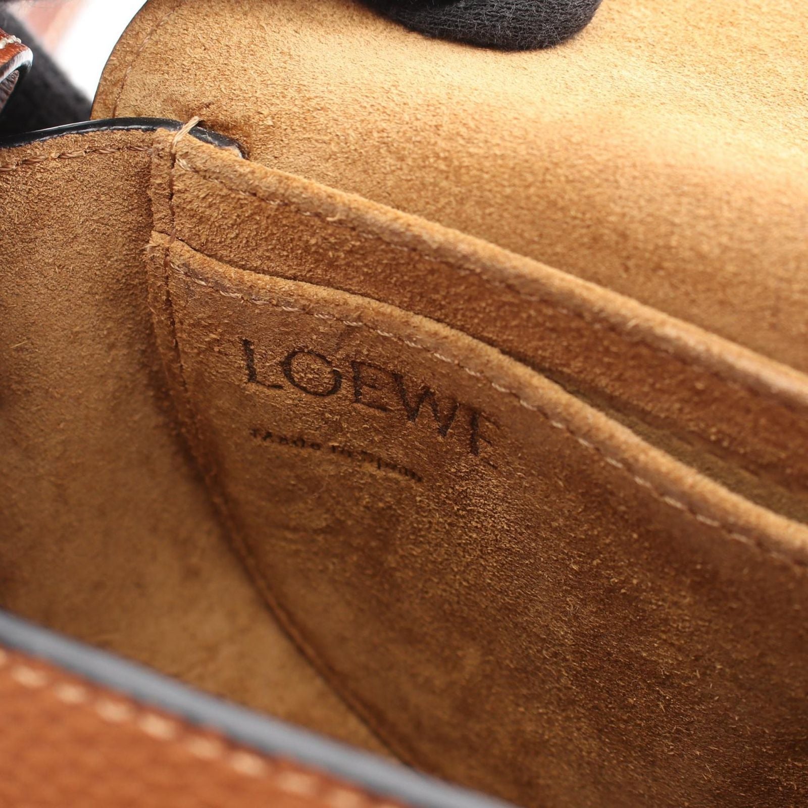 Loewe Shoulder Bag Gate Mini Brown Leather — view 4
