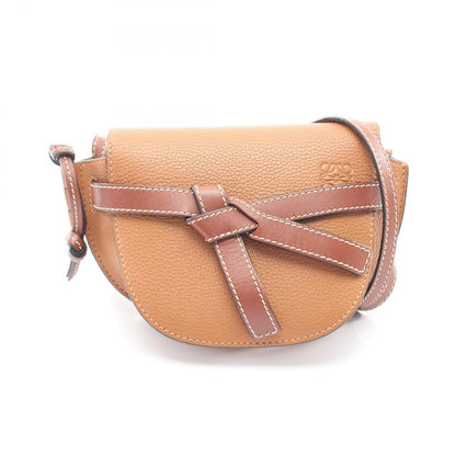 Loewe Shoulder Bag Gate Mini Brown Leather
