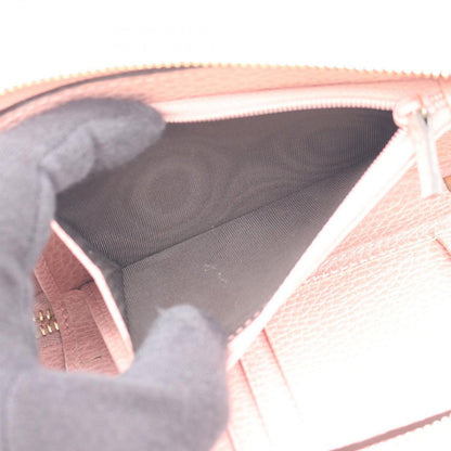 Gucci Round Wallet Swing Pink Leather — view 5