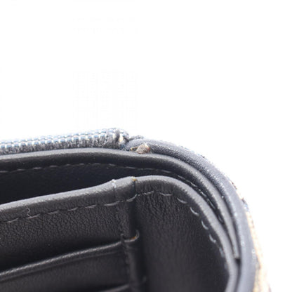 Dior Trifold Wallet Saddle Lotus Navy Canvas Nymphea — view 6