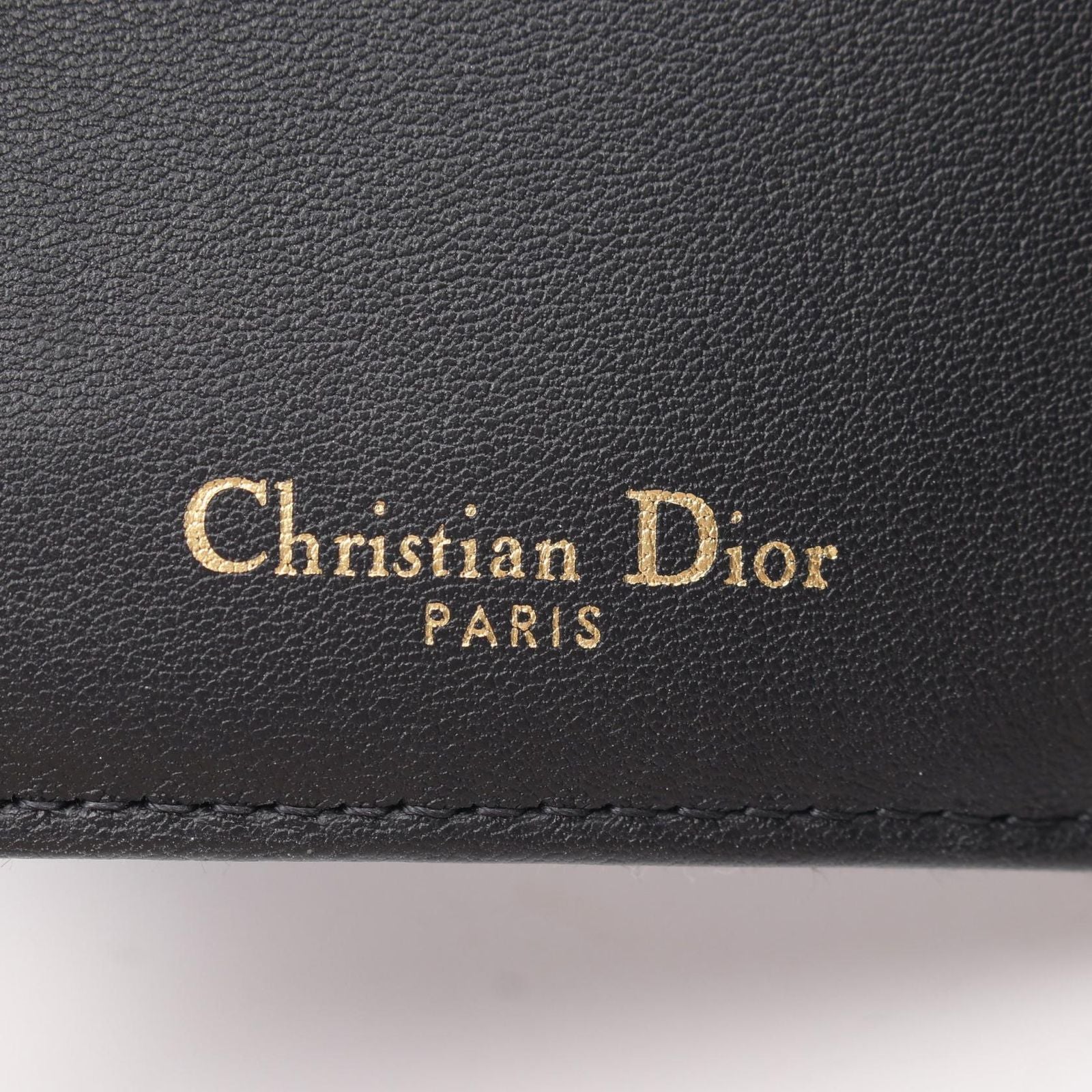 Dior Trifold Wallet Saddle Lotus Navy Canvas Nymphea — view 4
