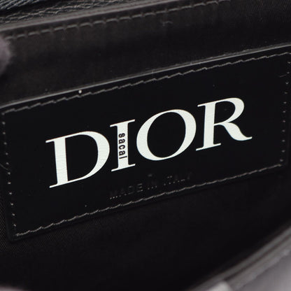 Dior Shoulder Bag Sacai Saddle Black Nylon Leather — view 4