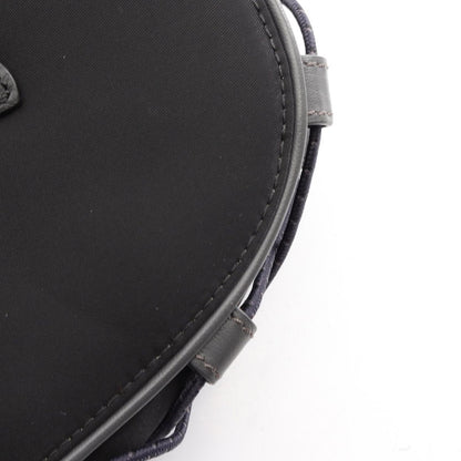 Dior Shoulder Bag Sacai Saddle Black Nylon Leather — view 8