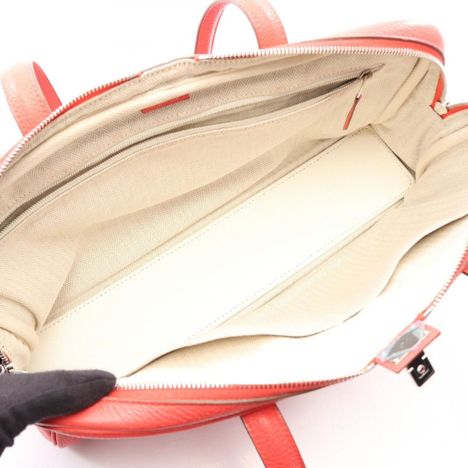 Hermes Handbag Victoria Elan 38 Bougainvillea Leather — view 3