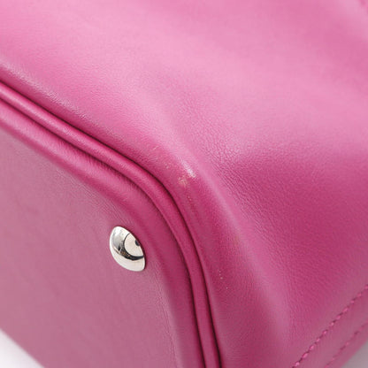 Hermes Handbag Bolide 27 2-Way Rose Purple Leather Calf — view 6