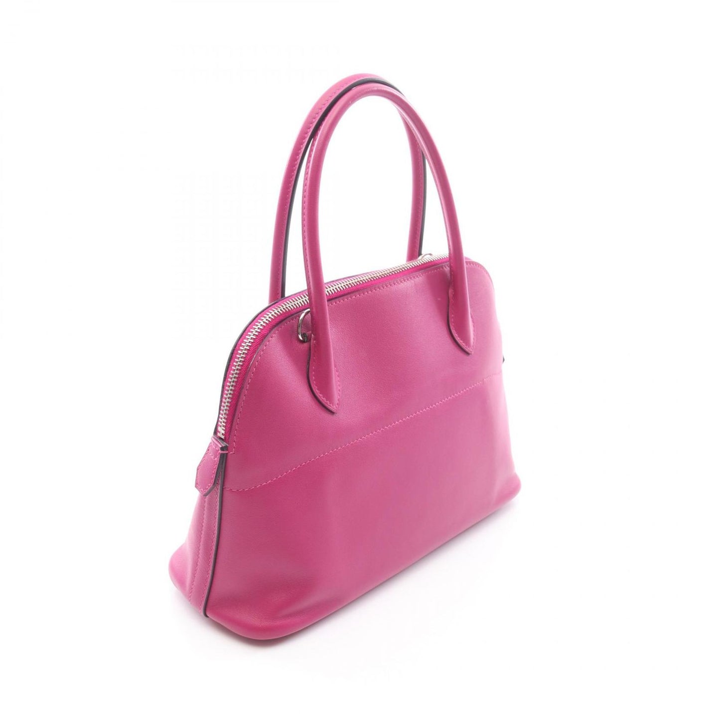 Hermes Handbag Bolide 27 2-Way Rose Purple Leather Calf — view 2