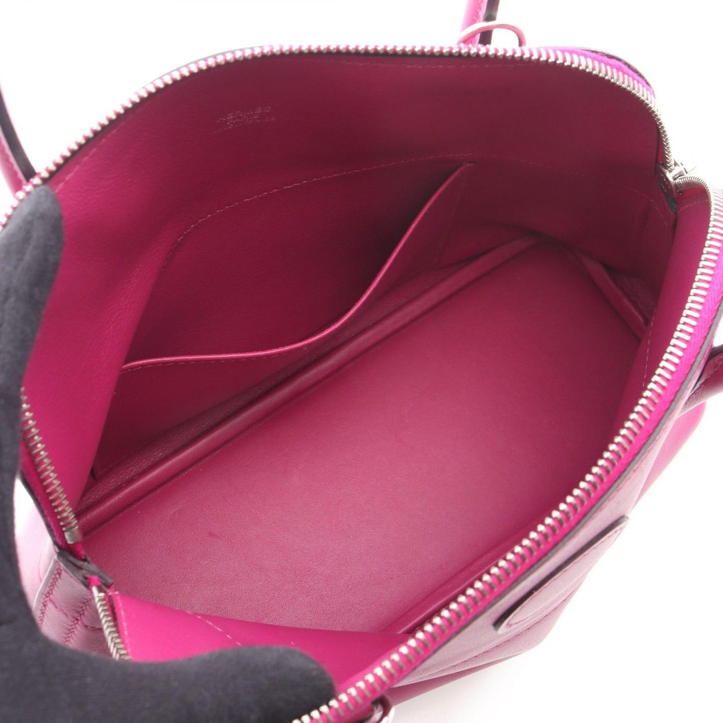 Hermes Handbag Bolide 27 2-Way Rose Purple Leather Calf — view 3
