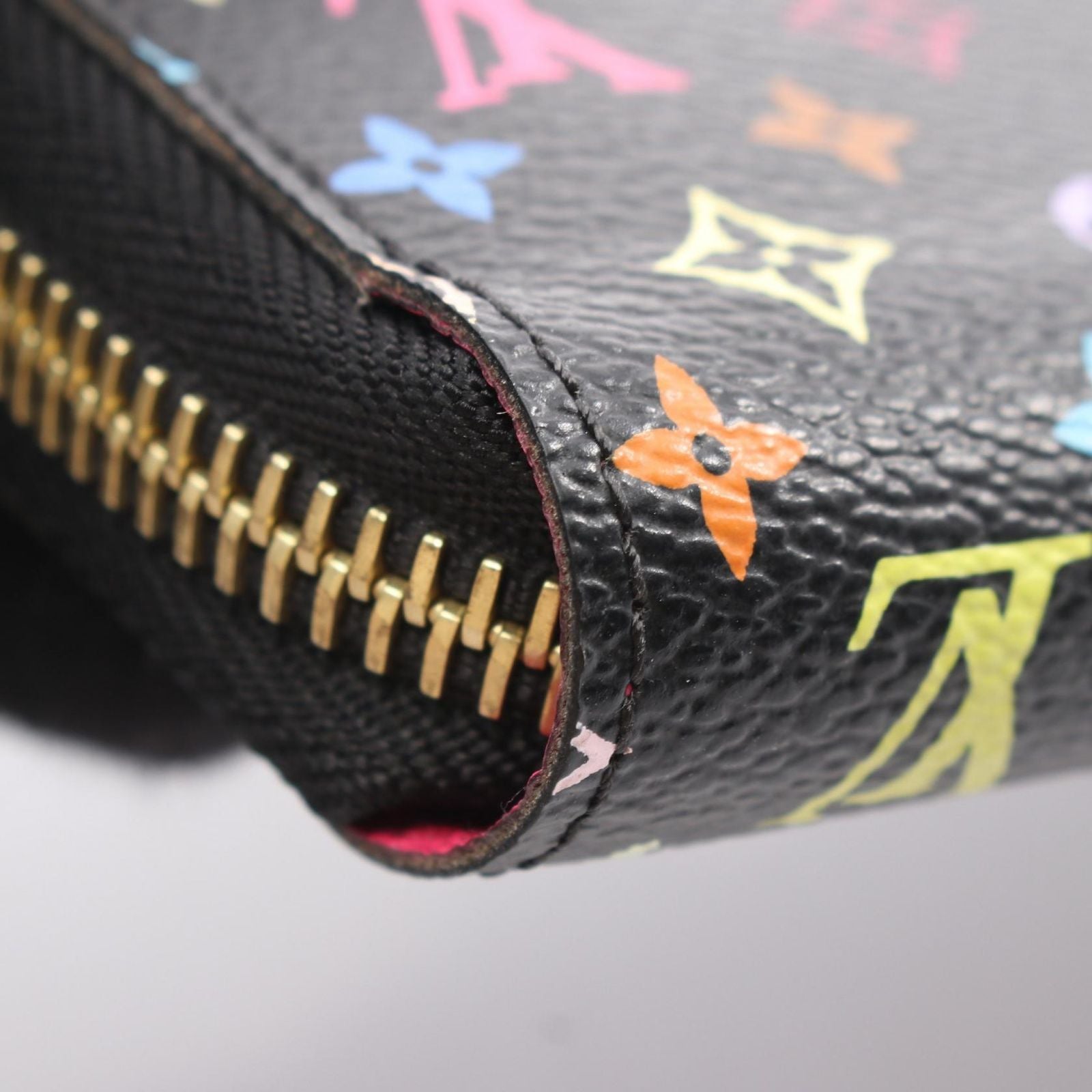 Louis Vuitton Round Wallet Zippy Noir Grenade Canvas — view 9
