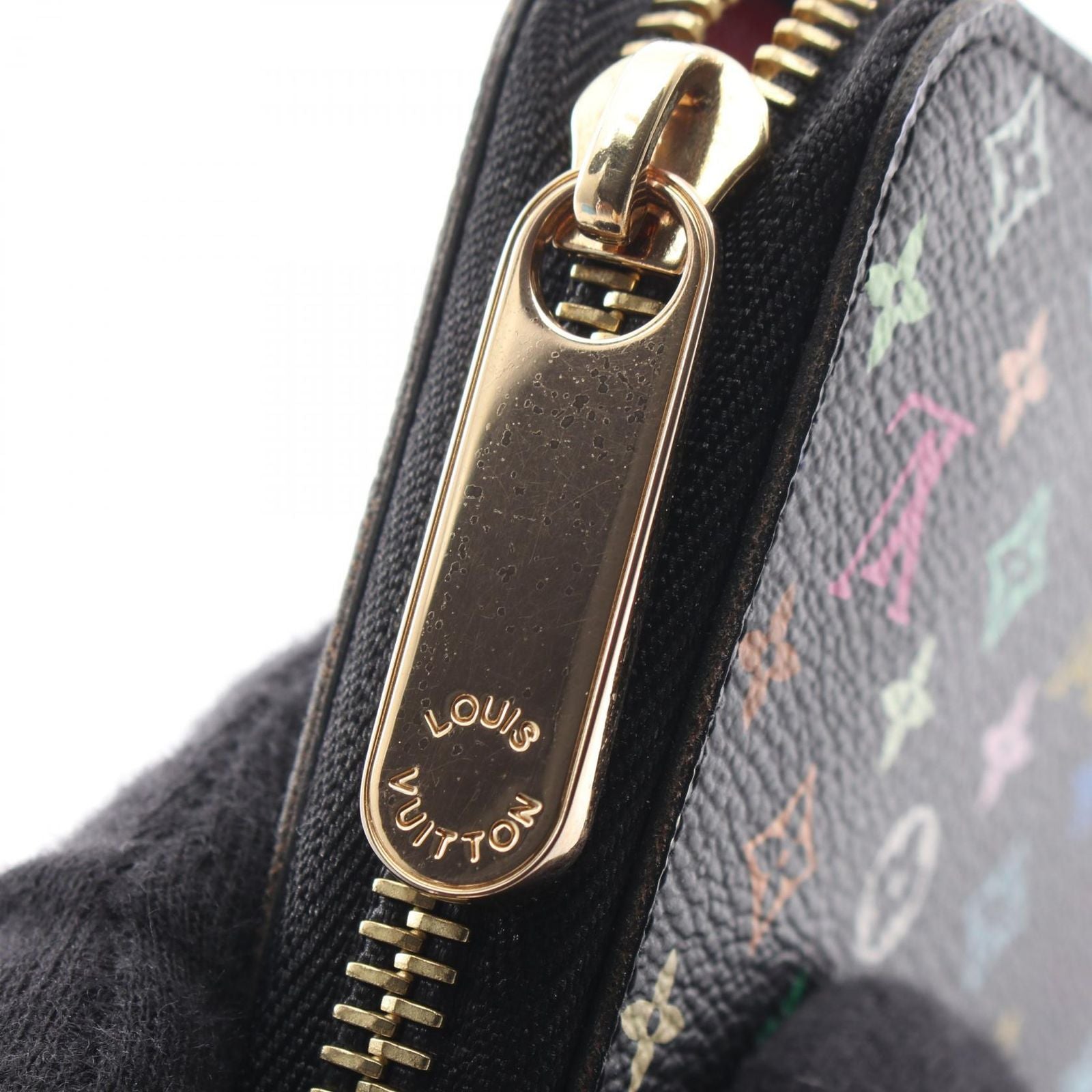 Louis Vuitton Round Wallet Zippy Noir Grenade Canvas — view 8