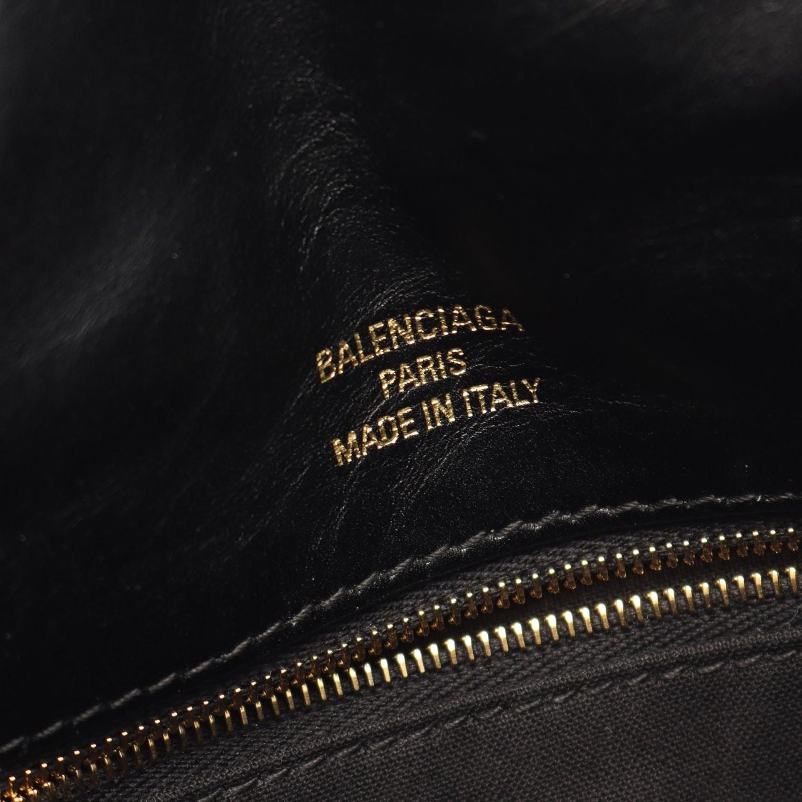 Balenciaga Shoulder Bag Monaco Black Leather — view 4
