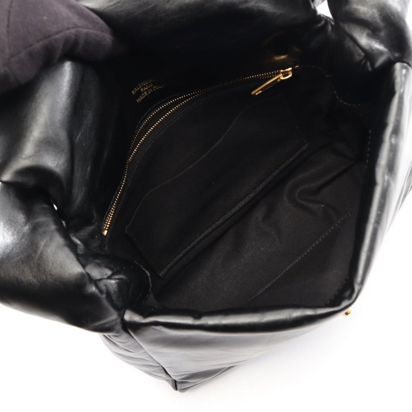 Balenciaga Shoulder Bag Monaco Black Leather — view 3