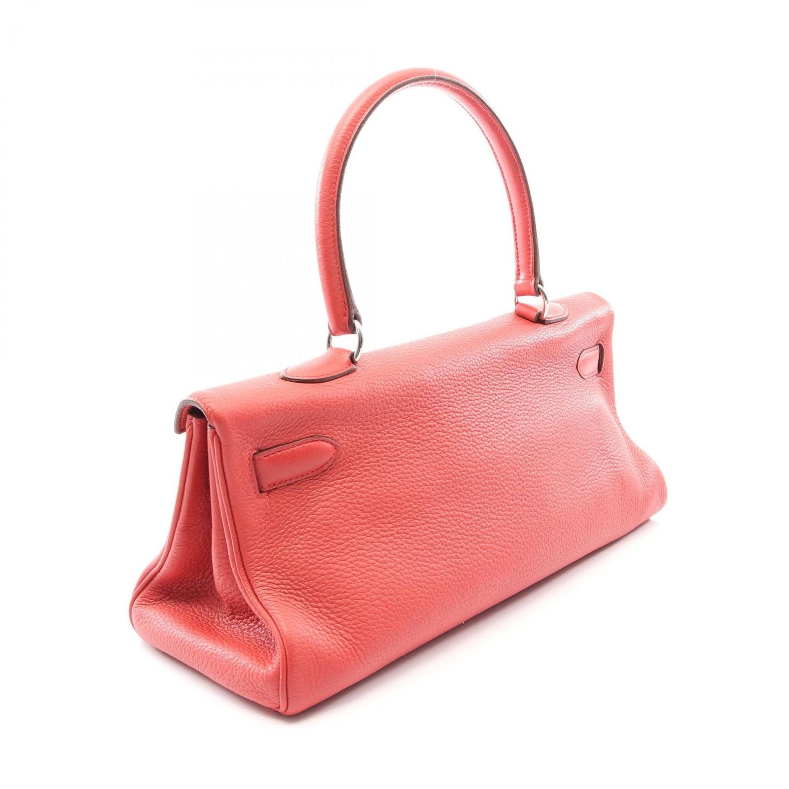 Hermes Shoulder Bag Kelly Pink Red Leather 42 — view 2