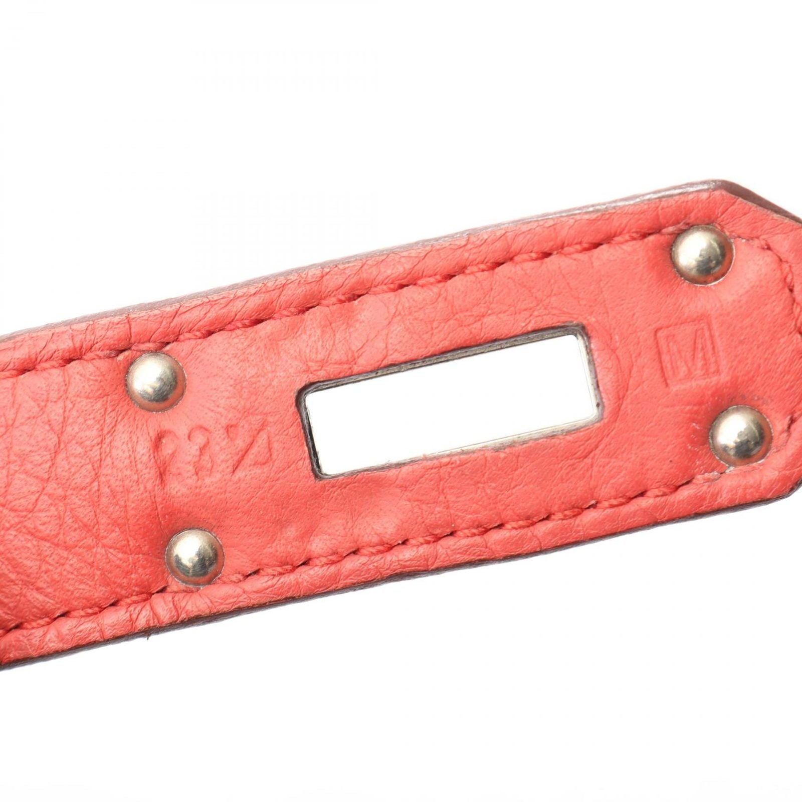Hermes Shoulder Bag Kelly Pink Red Leather 42 — view 5