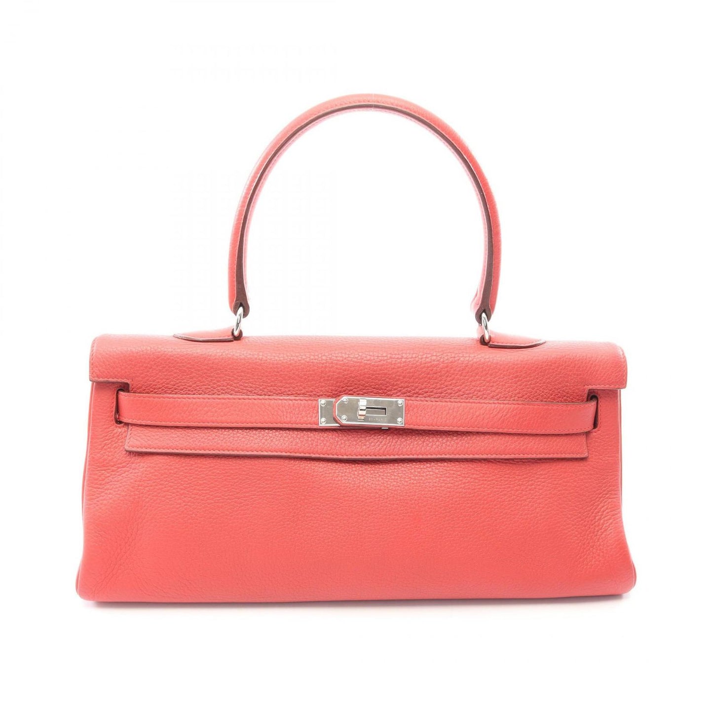 Hermes Shoulder Bag Kelly Pink Red Leather 42