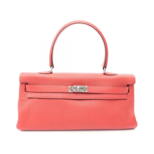 Hermes Shoulder Bag Kelly Pink Red Leather 42