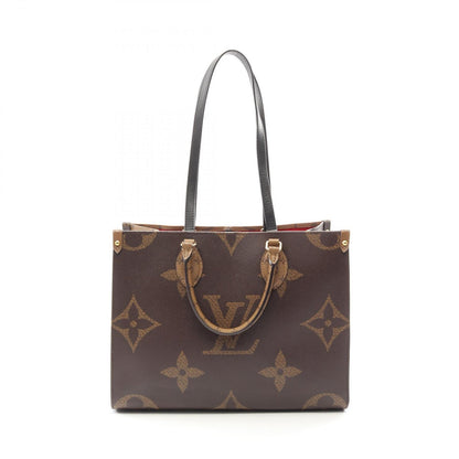 Louis Vuitton Tote On The Go Monogram Giant Reverse 2-Way Canvas Leather