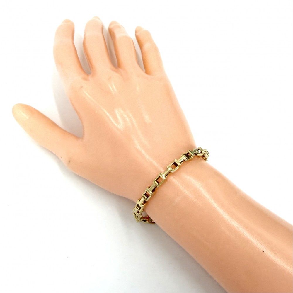 Tiffany & Co Bracelet T Narrow Chain 18k YG Gold — view 2