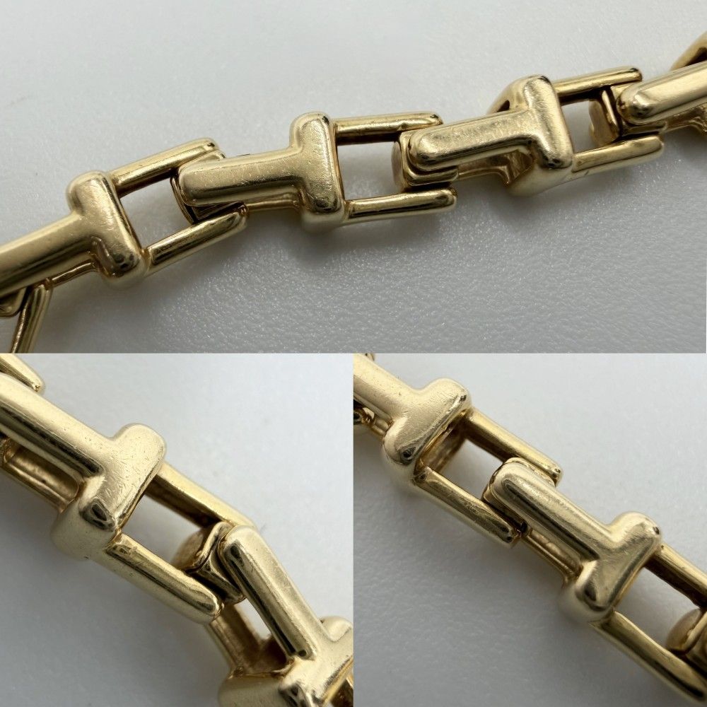 Tiffany & Co Bracelet T Narrow Chain 18k YG Gold — view 4
