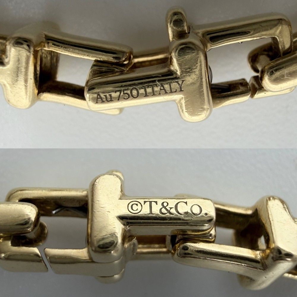 Tiffany & Co Bracelet T Narrow Chain 18k YG Gold — view 3