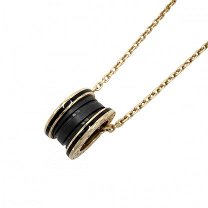 Bvlgari Pendant Star 18k PG Gold Ceramic Black