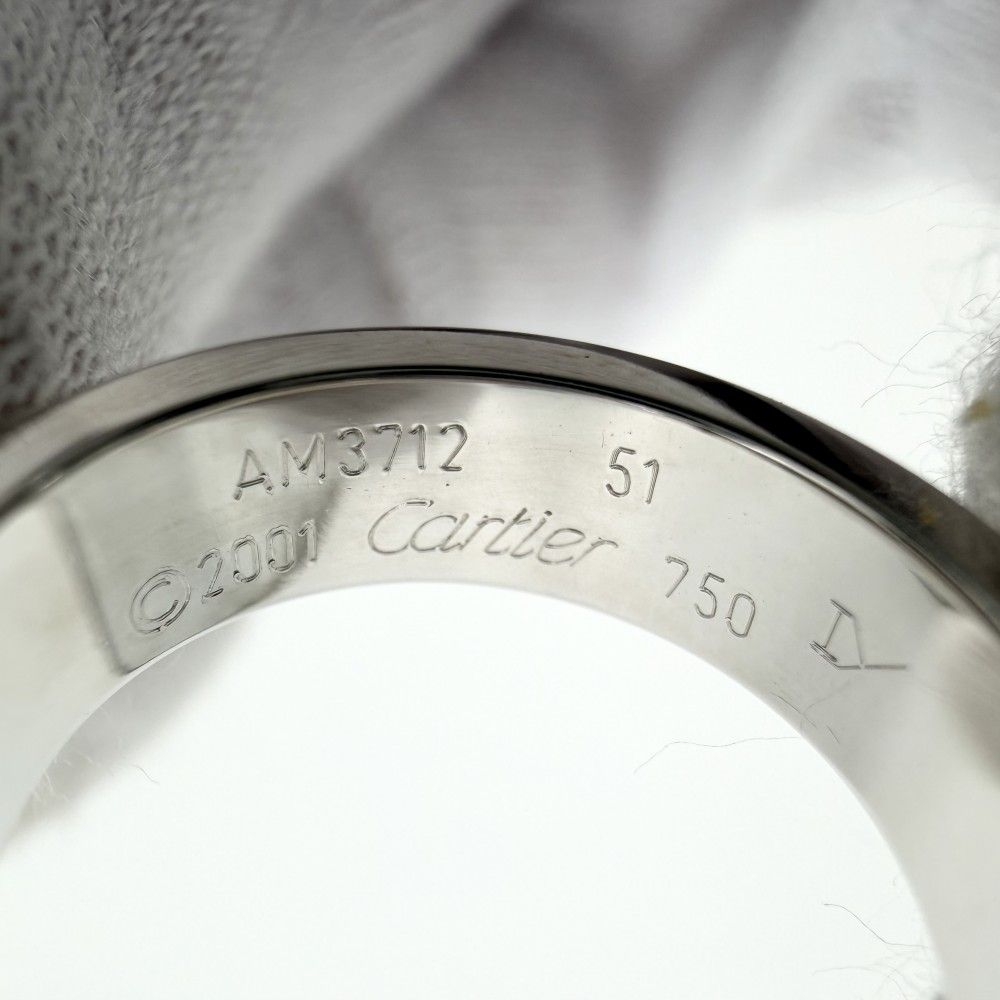Cartier Ring Anniversary Diamond 18k WG 51 White Gold — view 4
