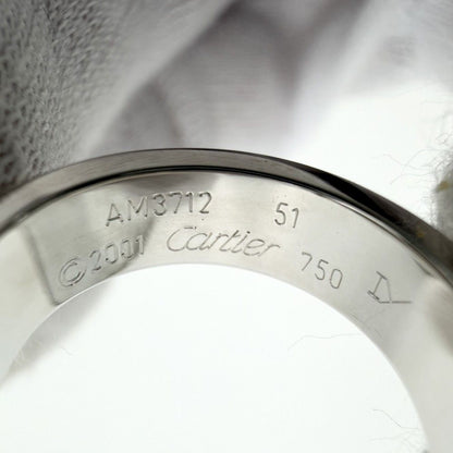 Cartier Ring Anniversary Diamond 18k WG 51 White Gold — view 4