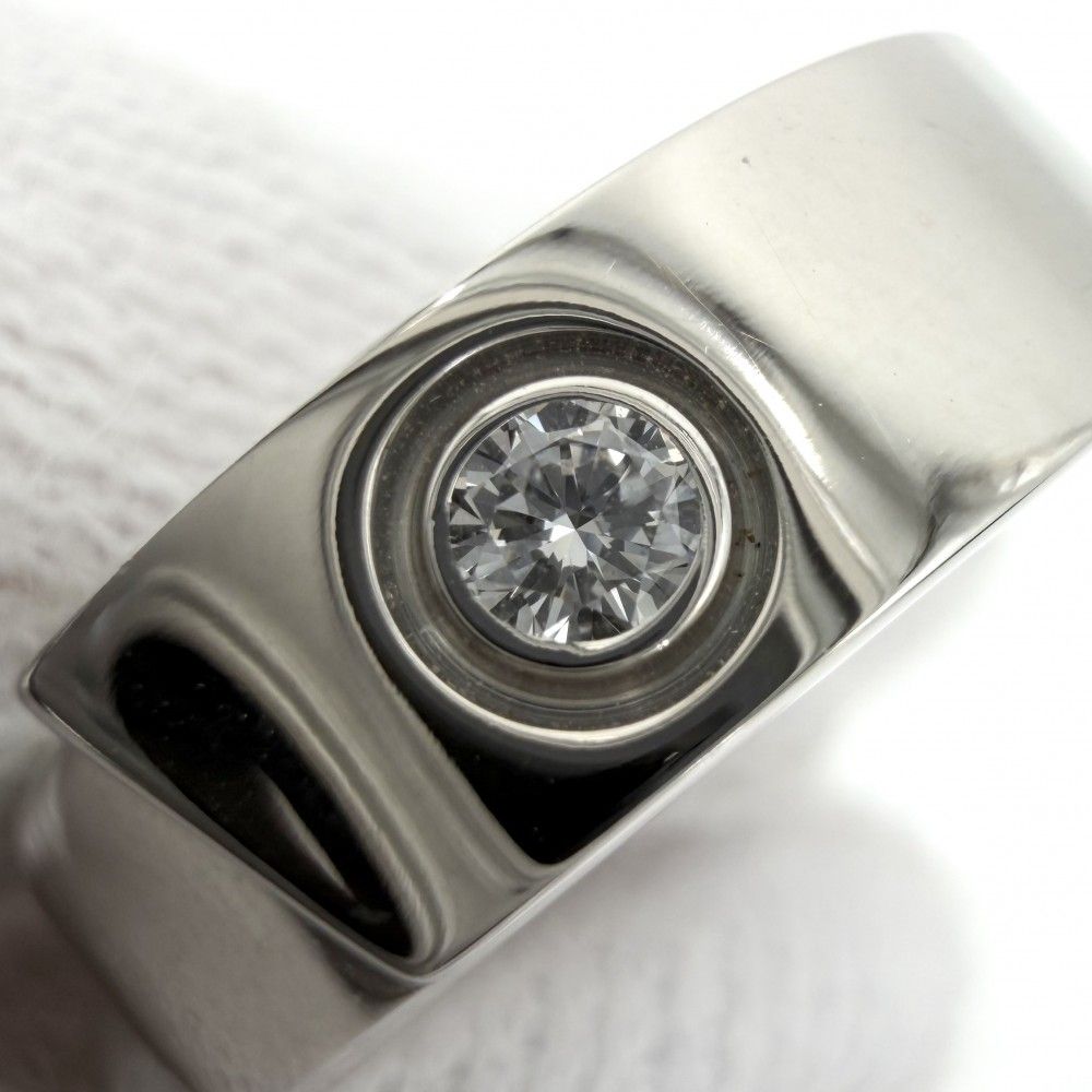 Cartier Ring Anniversary Diamond 18k WG 51 White Gold — view 3