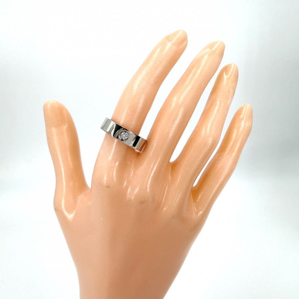 Cartier Ring Anniversary Diamond 18k WG 51 White Gold — view 2