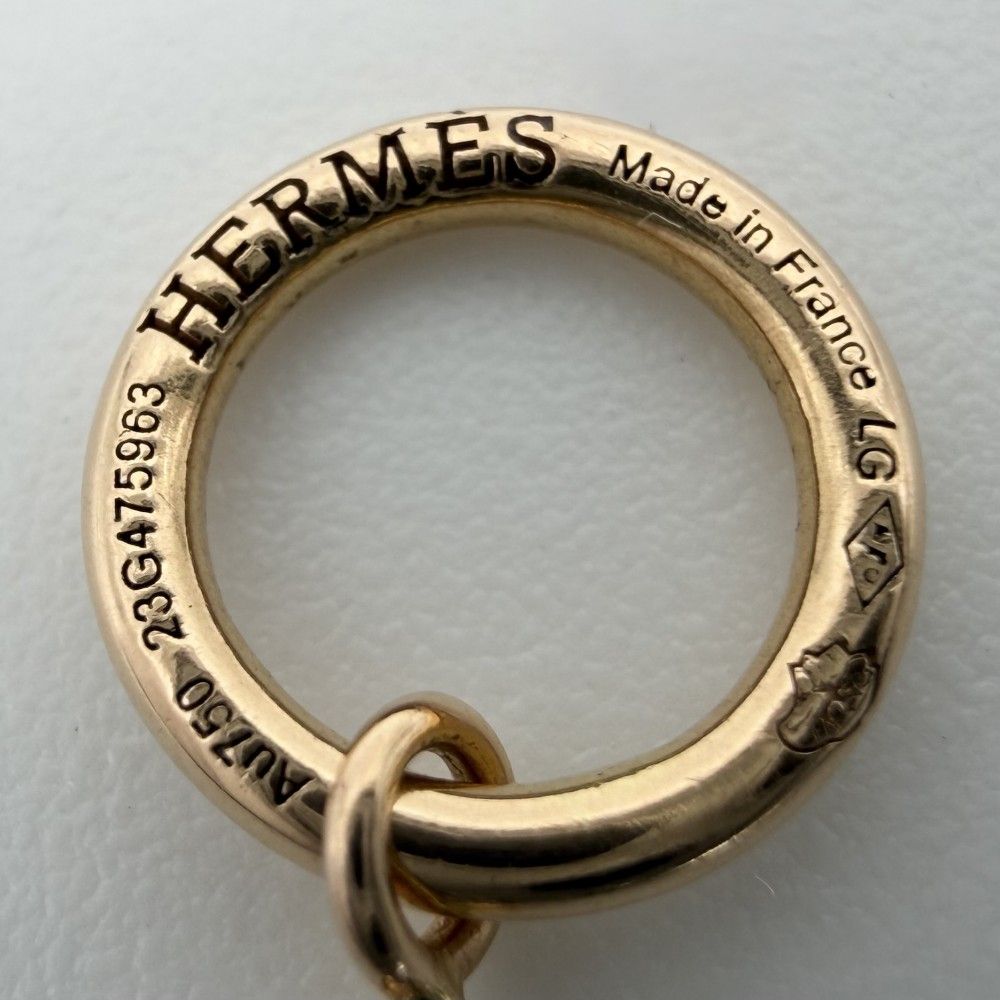 Hermes Bracelet Chaine D'ancre New Farandole 18k PG Gold — view 3