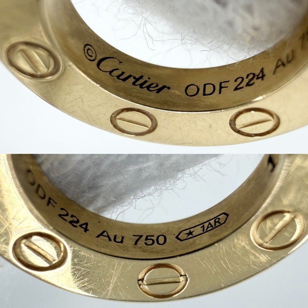 Cartier Earrings Hoop Love Single Screw 18k YG Gold — view 4